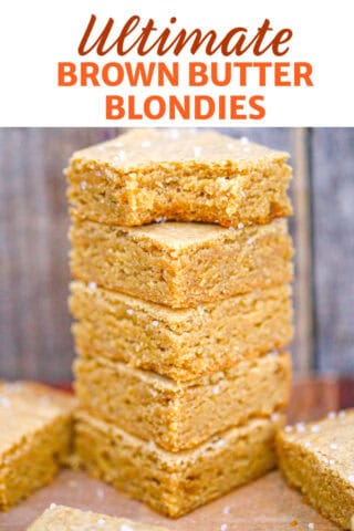 Ultimate Brown Butter Blondies