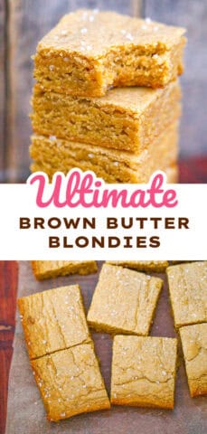 Ultimate Brown Butter Blondies