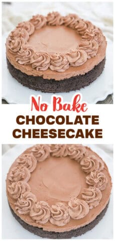 best no bake chocolate cheesecake recipe