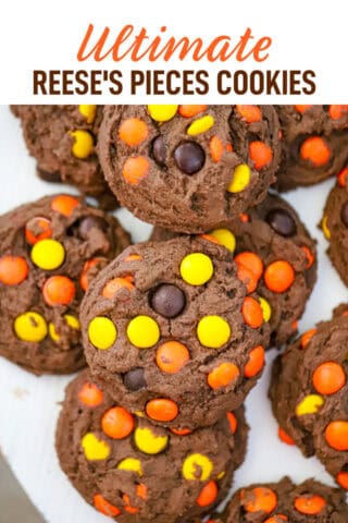 Chocolate Reese's Pieces Cookies Recipe