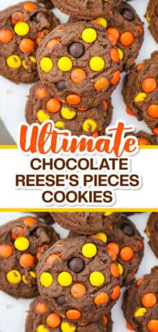 Chocolate Reese's Pieces Cookies Recipe