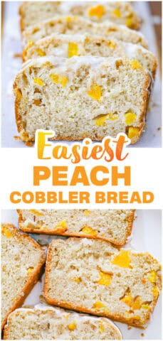 peach cobbler bread recipe