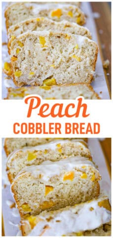 peach cobbler bread recipe