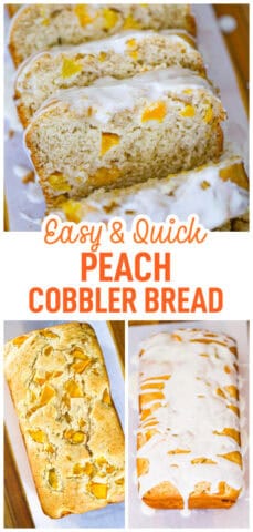 peach cobbler bread recipe