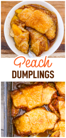 Peach Crescent Dumplings