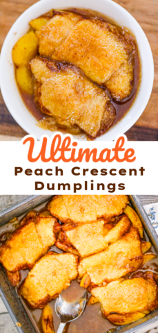 Peach Crescent Dumplings