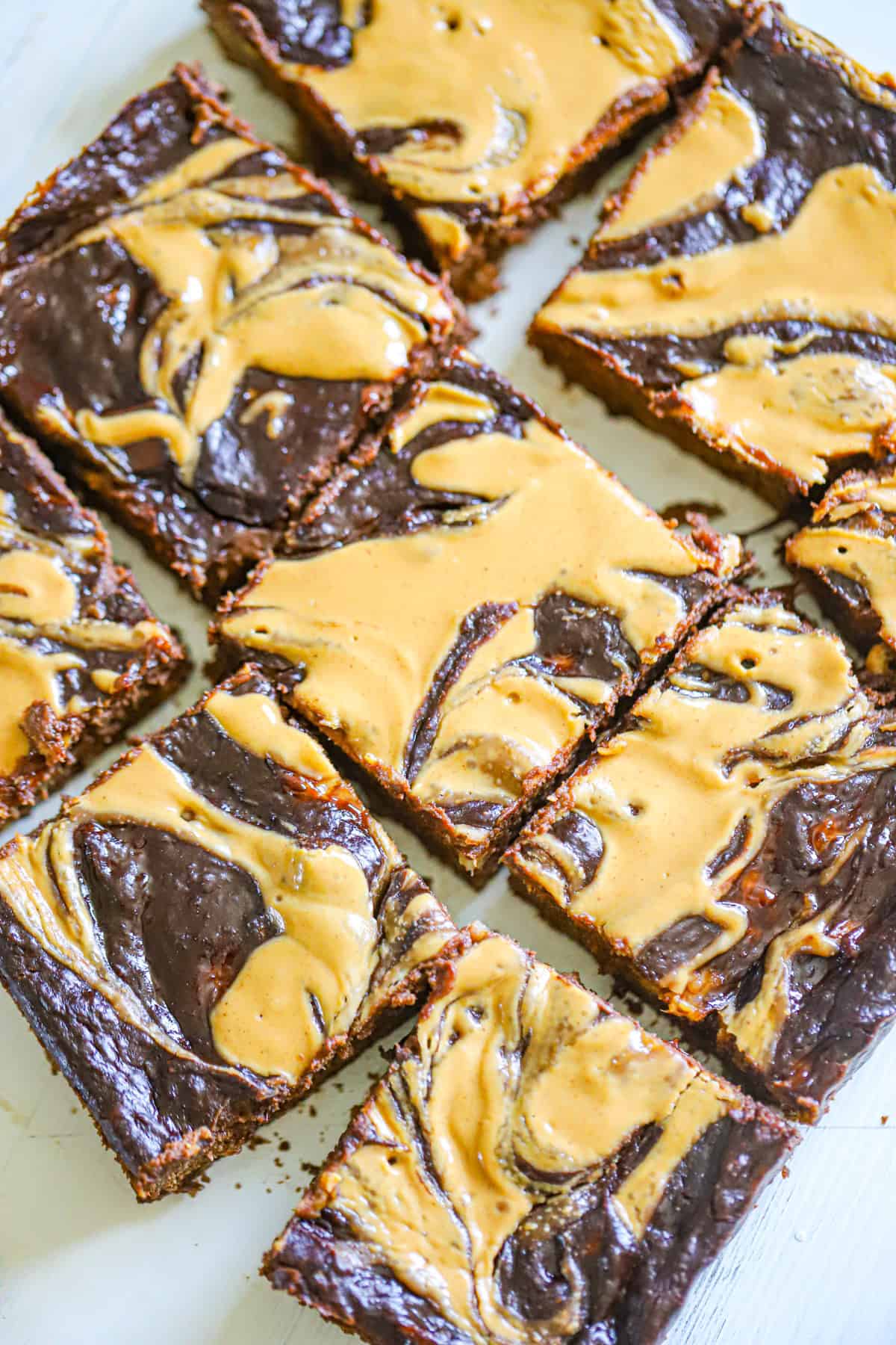 vegan Healthy Banana Peanut Butter Brownies recipe