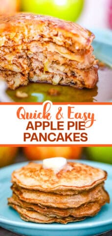 Tasty Apple Pie Pancakes