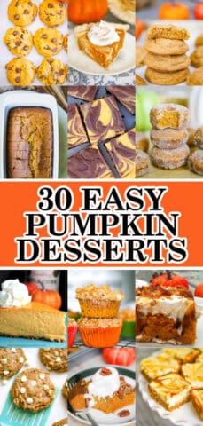 50 Easy Pumpkin Dessert Recipes