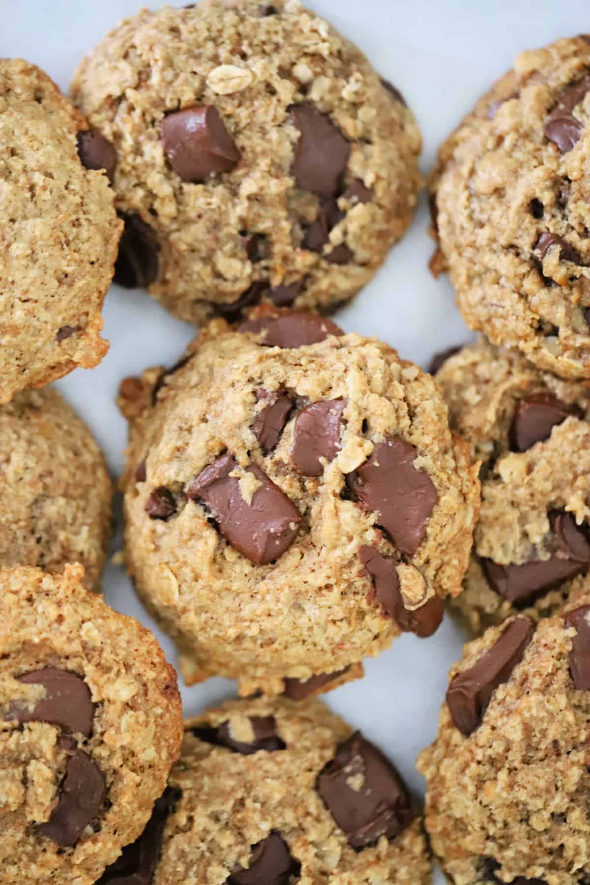 easy healthy 'Mama Bear' Lactation Cookies oatmeal oat chocolate chunk chip recipe