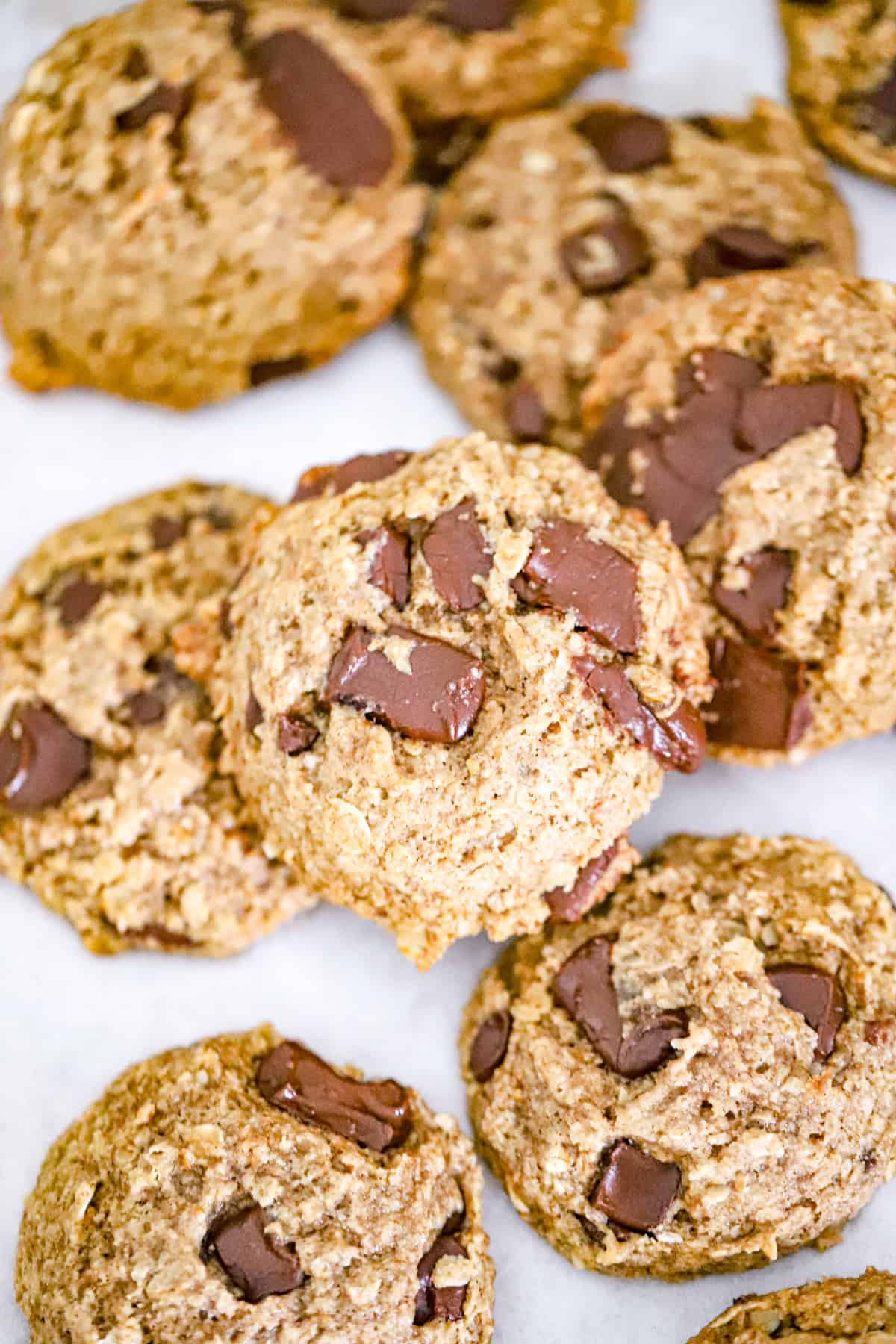 easy healthy 'Mama Bear' Lactation Cookies oatmeal oat chocolate chunk chip recipe