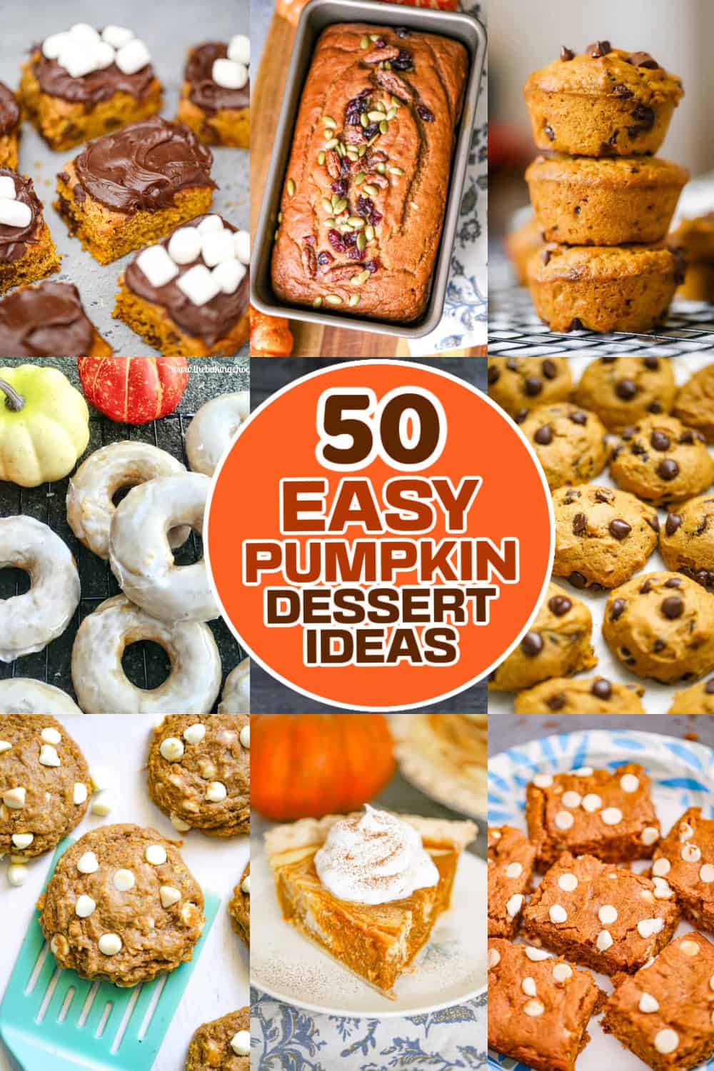 50 Easy Pumpkin Dessert Recipes