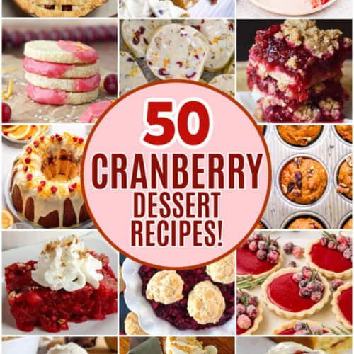 50 Stunning Cranberry Desserts