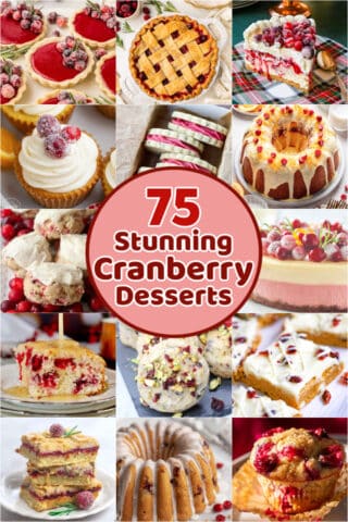 50 Stunning Cranberry Desserts