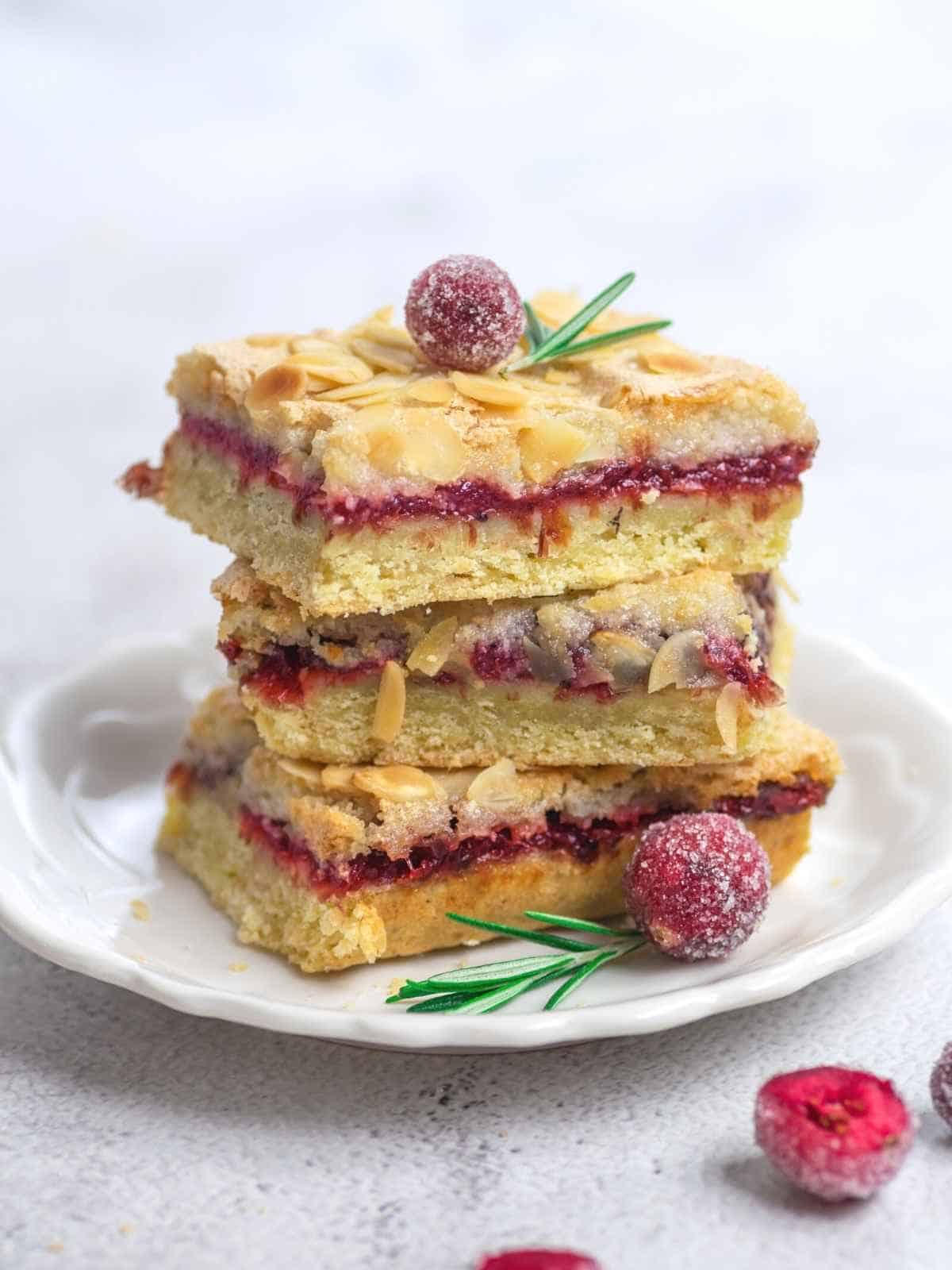 Cranberry Lemon Bars