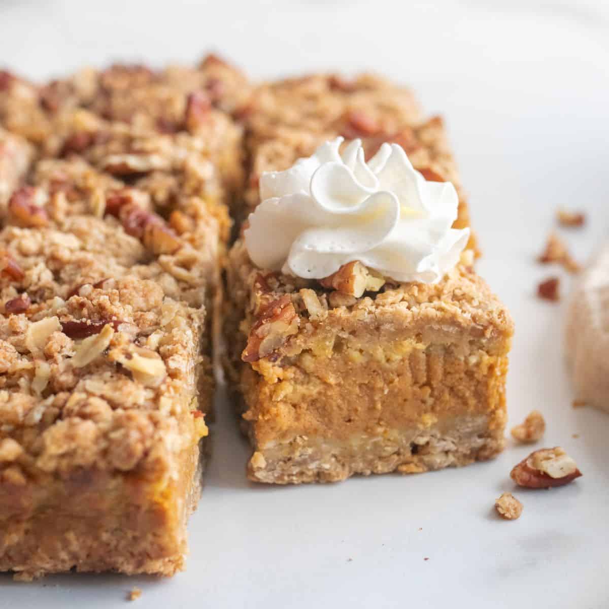 pumpkin cheesecake bars