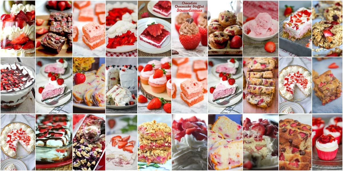 30 Irresistible Strawberry Desserts Cookbook