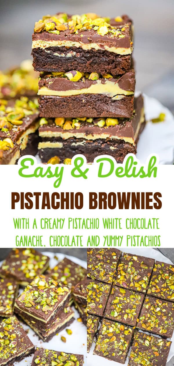 PISTACHIO BROWNIES
