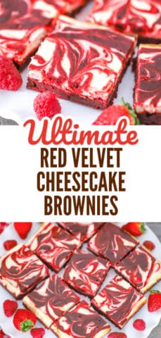 Dreamy Red Velvet Cheesecake Brownies