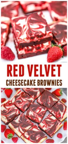 Dreamy Red Velvet Cheesecake Brownies