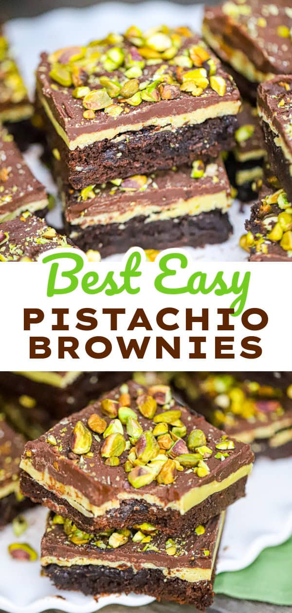 PISTACHIO BROWNIES
