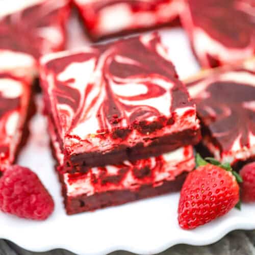 Dreamy Red Velvet Cheesecake Brownies