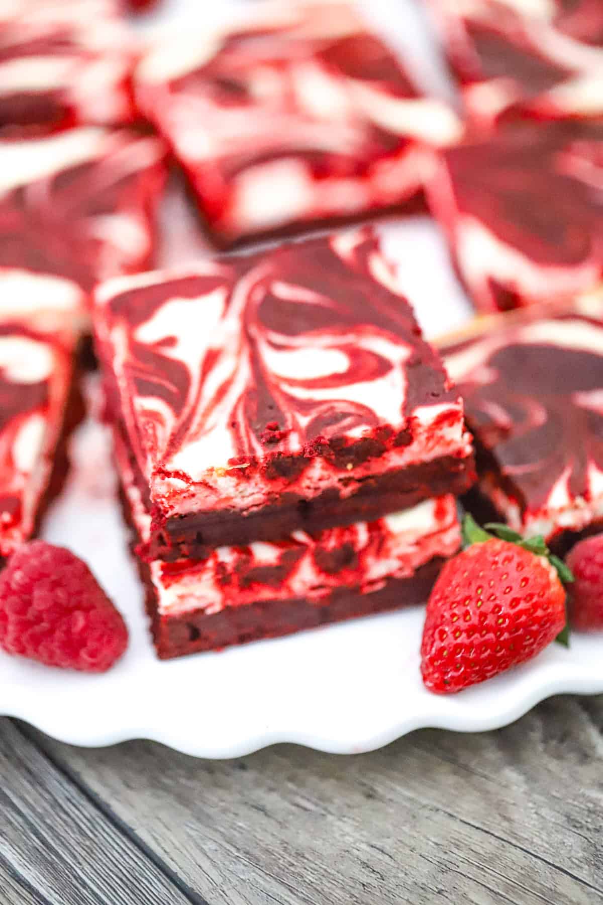 Dreamy Red Velvet Cheesecake Brownies