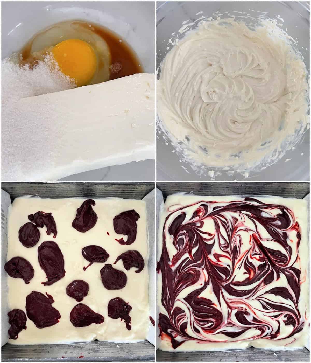 swirls of cream cheese tutorial