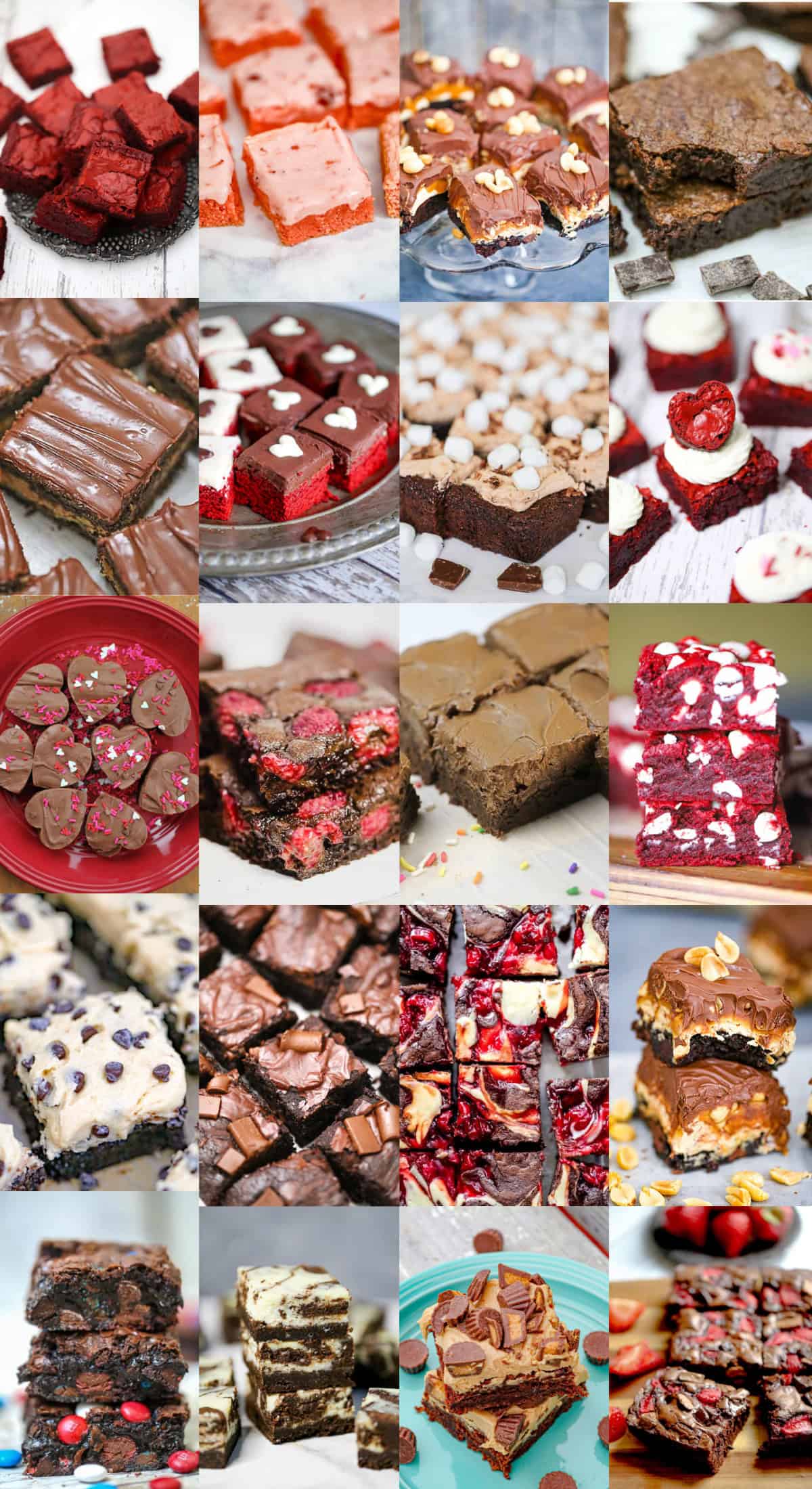 20 Valentine's Day Brownies Ebook Recipes Cookbook