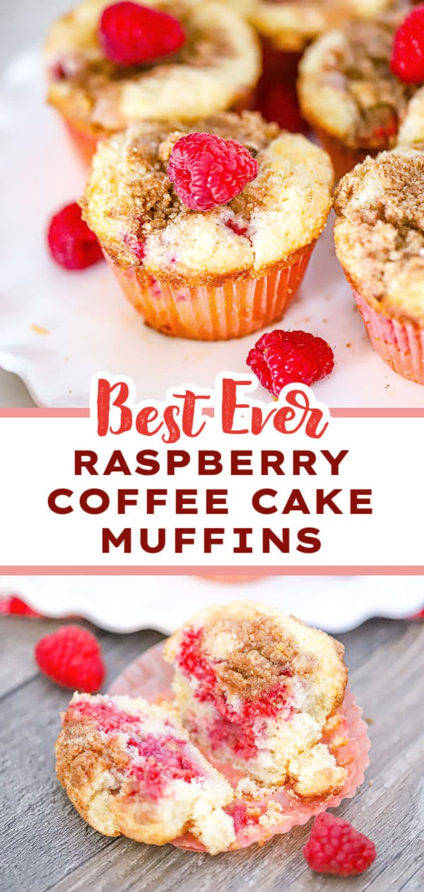 RASPBERRY COFFEE CAKE MUFFINS