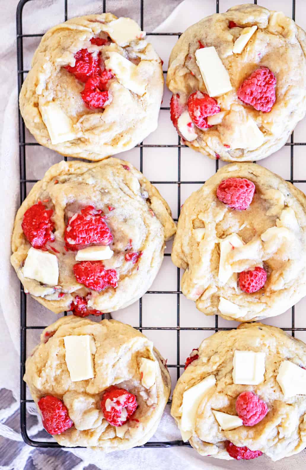 Best-Ever Raspberry white Chocolate Cookies recipe