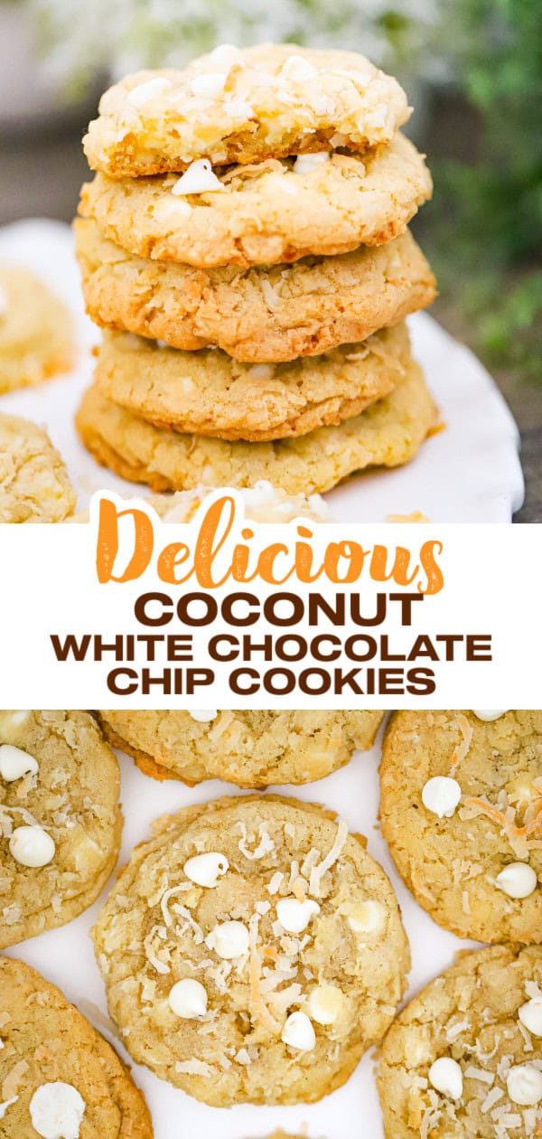 Best-Ever Coconut White Chocolate Chip Cookies