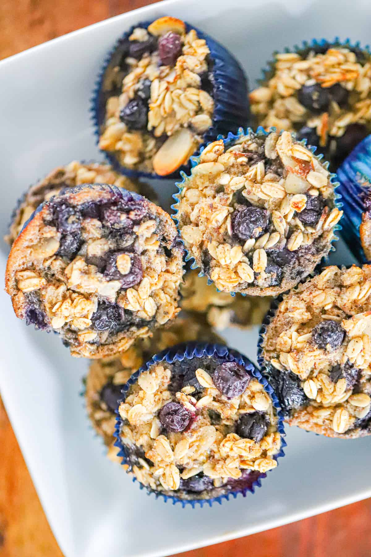 Best Blueberry Oat Muffins Made with Almond Flour