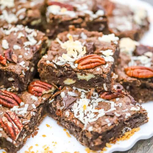 German Chocolate Cookie Bars