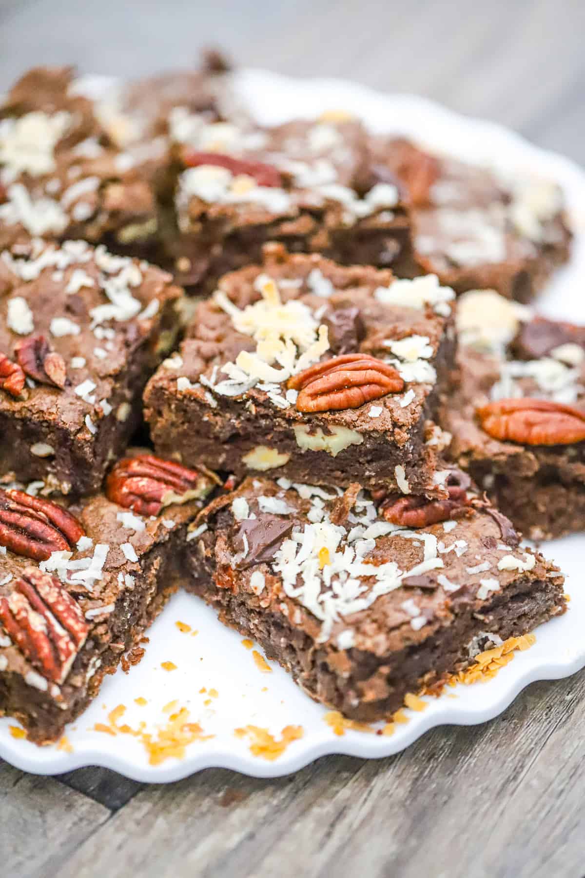 German Chocolate Cookie Bars