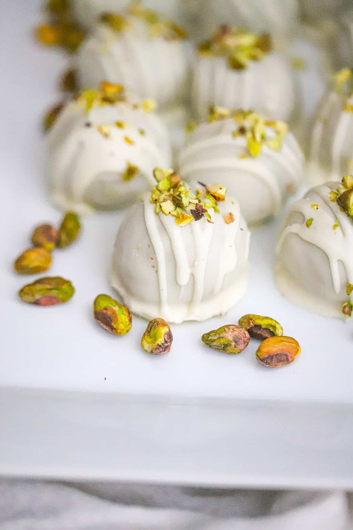 Pistachio Oreo Cookie Truffles recipe white chocolate